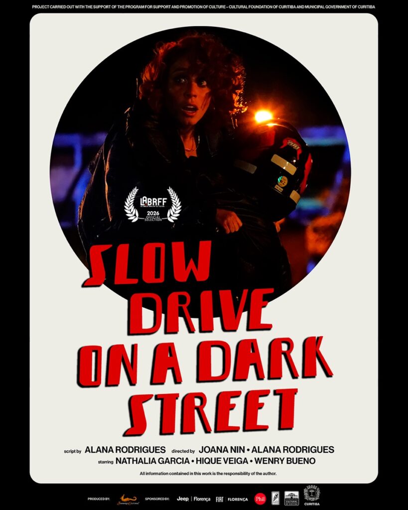 Slow Drive on a Dark Street poster
